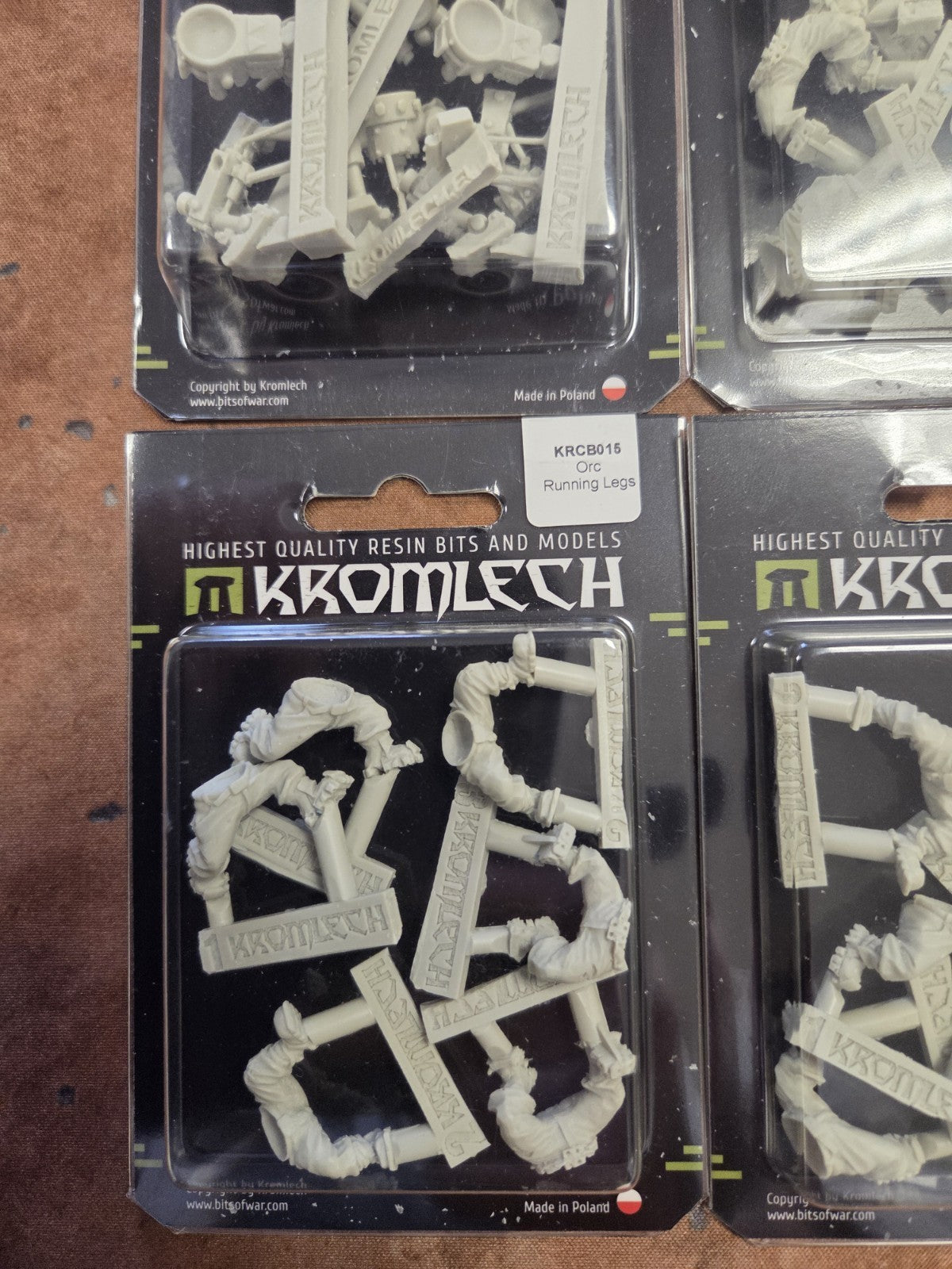 Kromlech Orc Running Legs X 3 + Mechanical Legs New