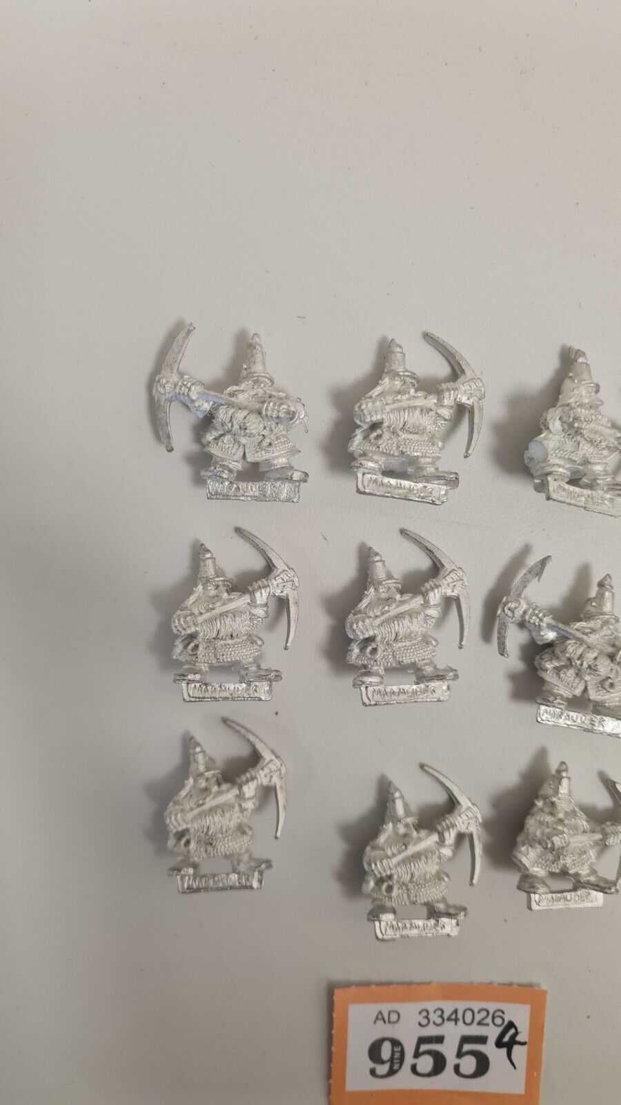 Warhammer Dwarf Miners Metal X 12