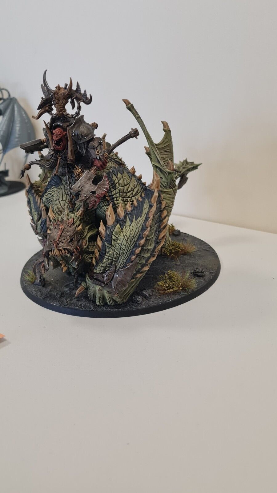 Warhammer Aos Orruk Warclans Megaboss On Maw-krusha Well Painted