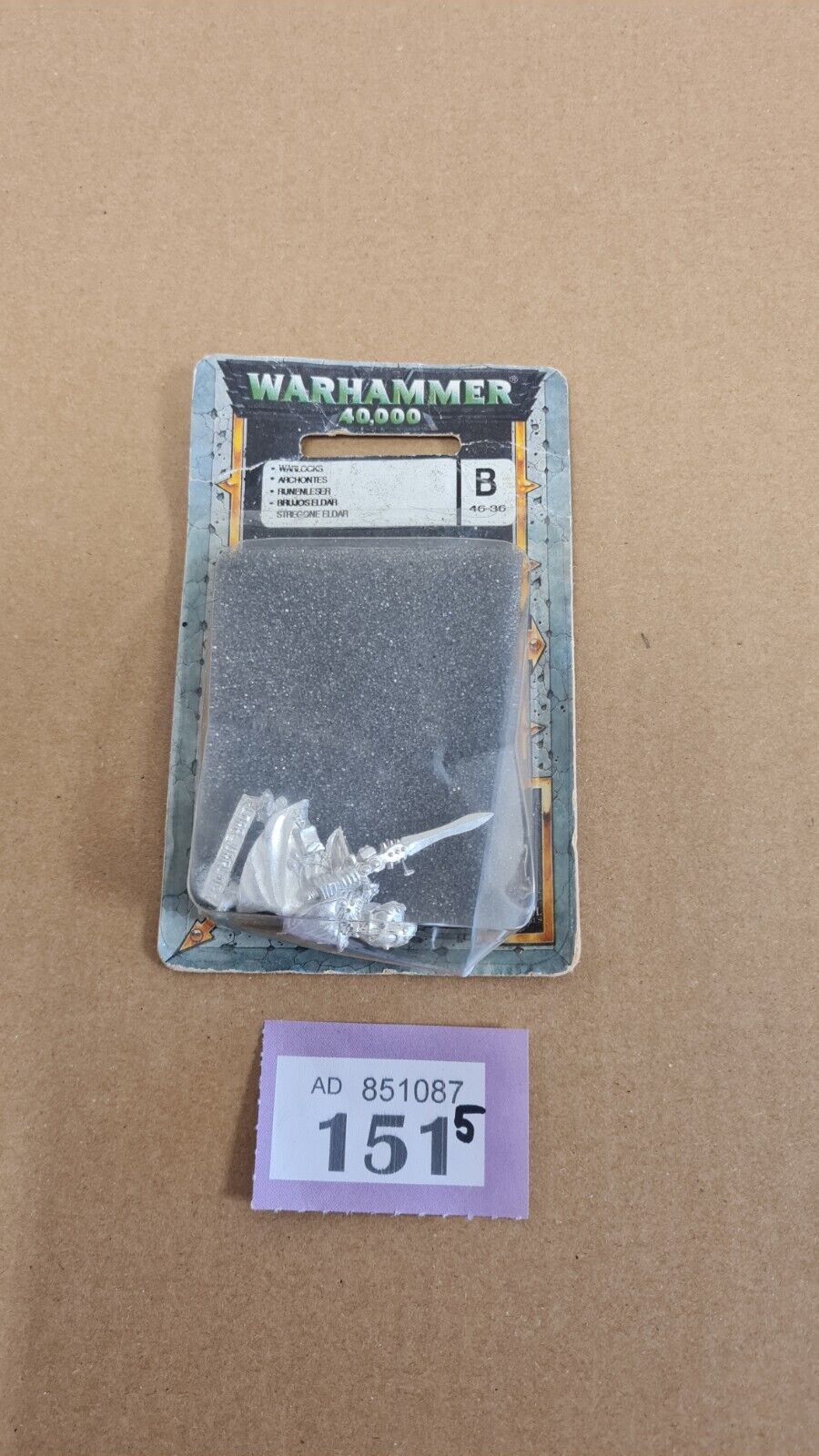 Warhammer 40k Eldar Warlock New In Blister