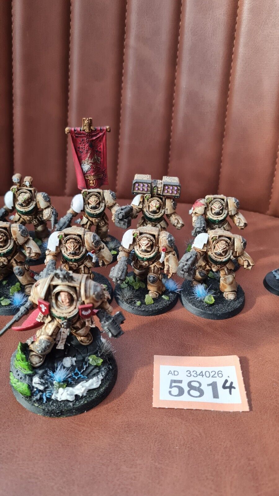 Warhammer 40k Space Marine Terminators X 10 Plus Captain In Terminator Armour