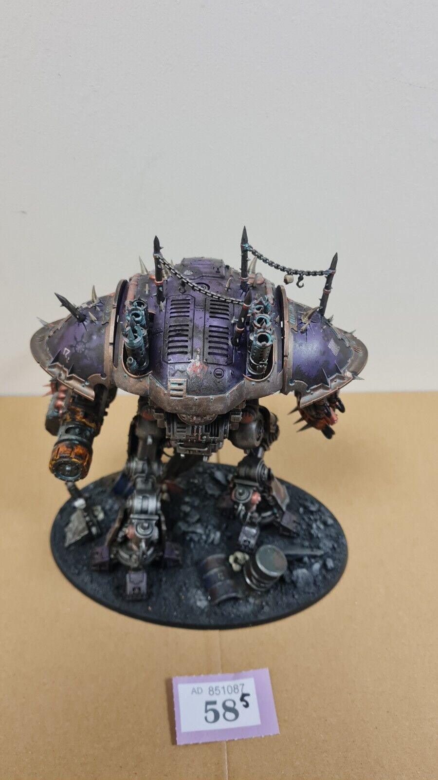 Warhammer 40k Chaos Knight Very Well Painted And Based