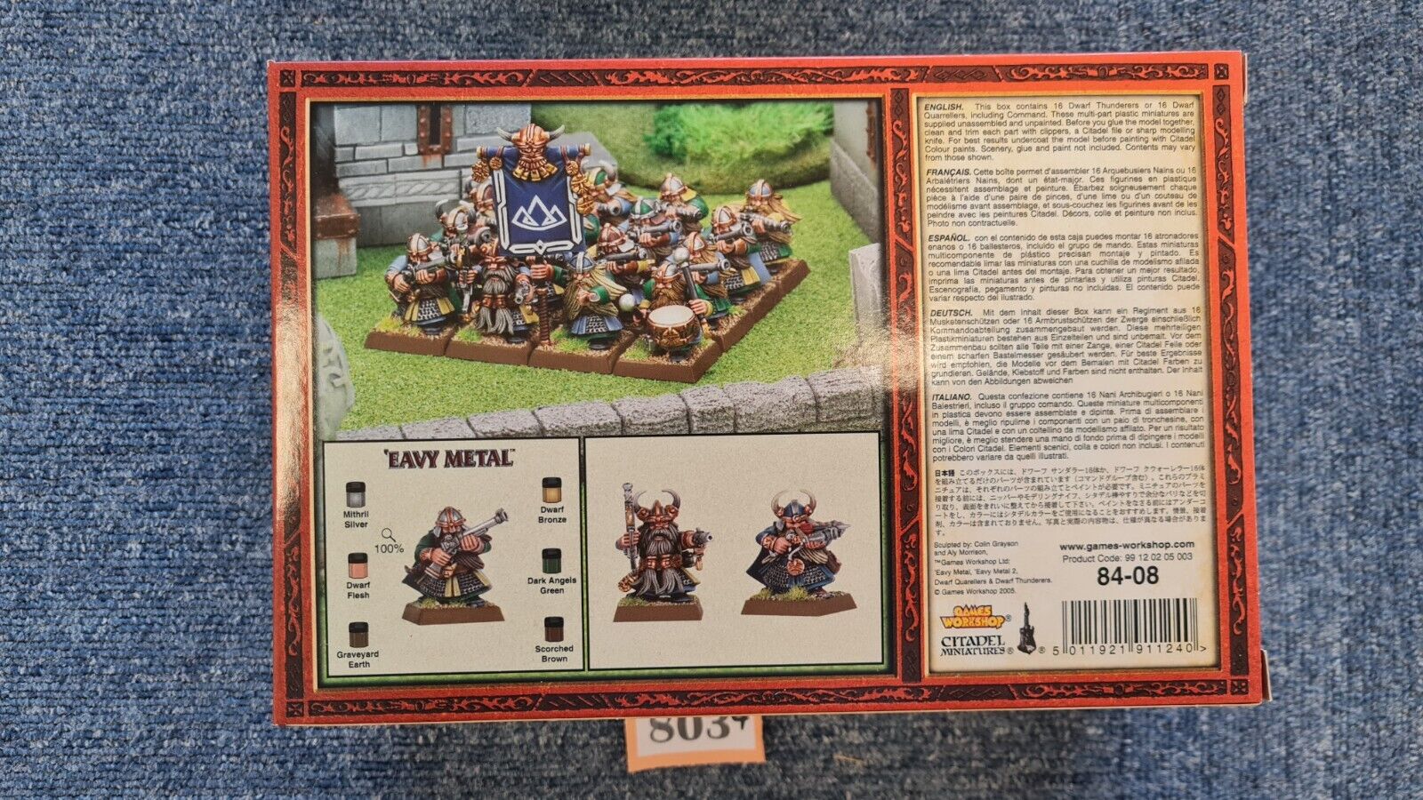 Warhammer Fantasy Dwarf Thunderers New In Box