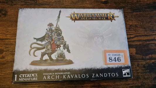 Warhammer Aos Ossiarch Bonereaper Arch Kavalos Zandtos New