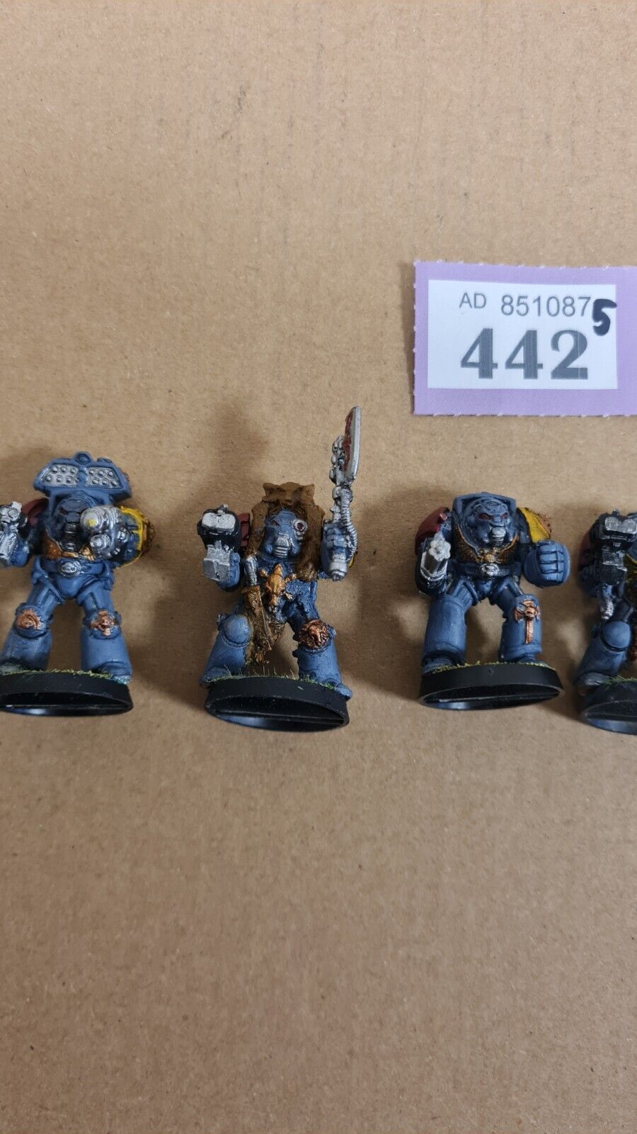 Warhammer 40k Space Marine Terminators X 5 Metal Oop