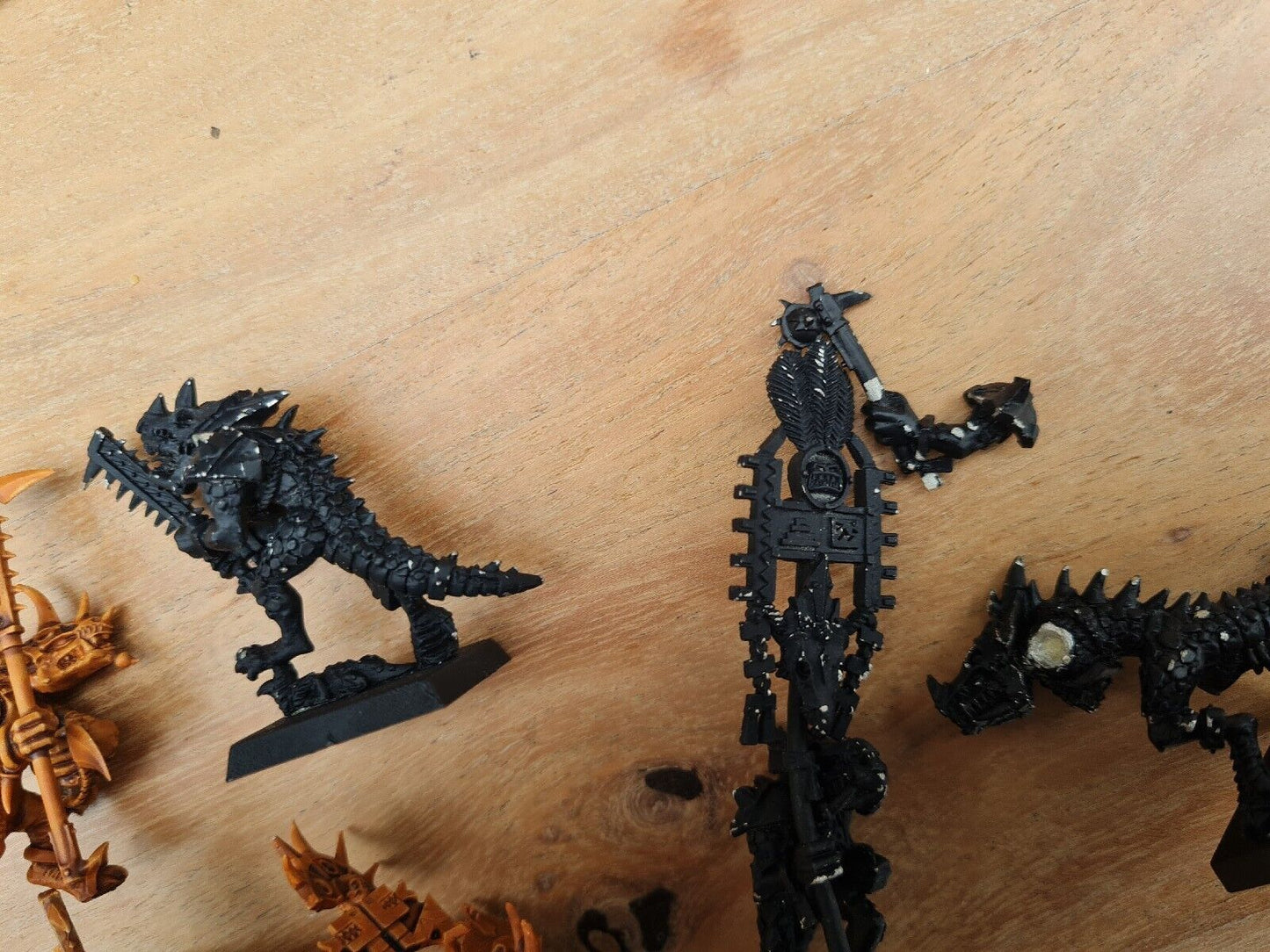 Warhammer Lizardmen Seraphon X 14 With 3 Metal (Black)