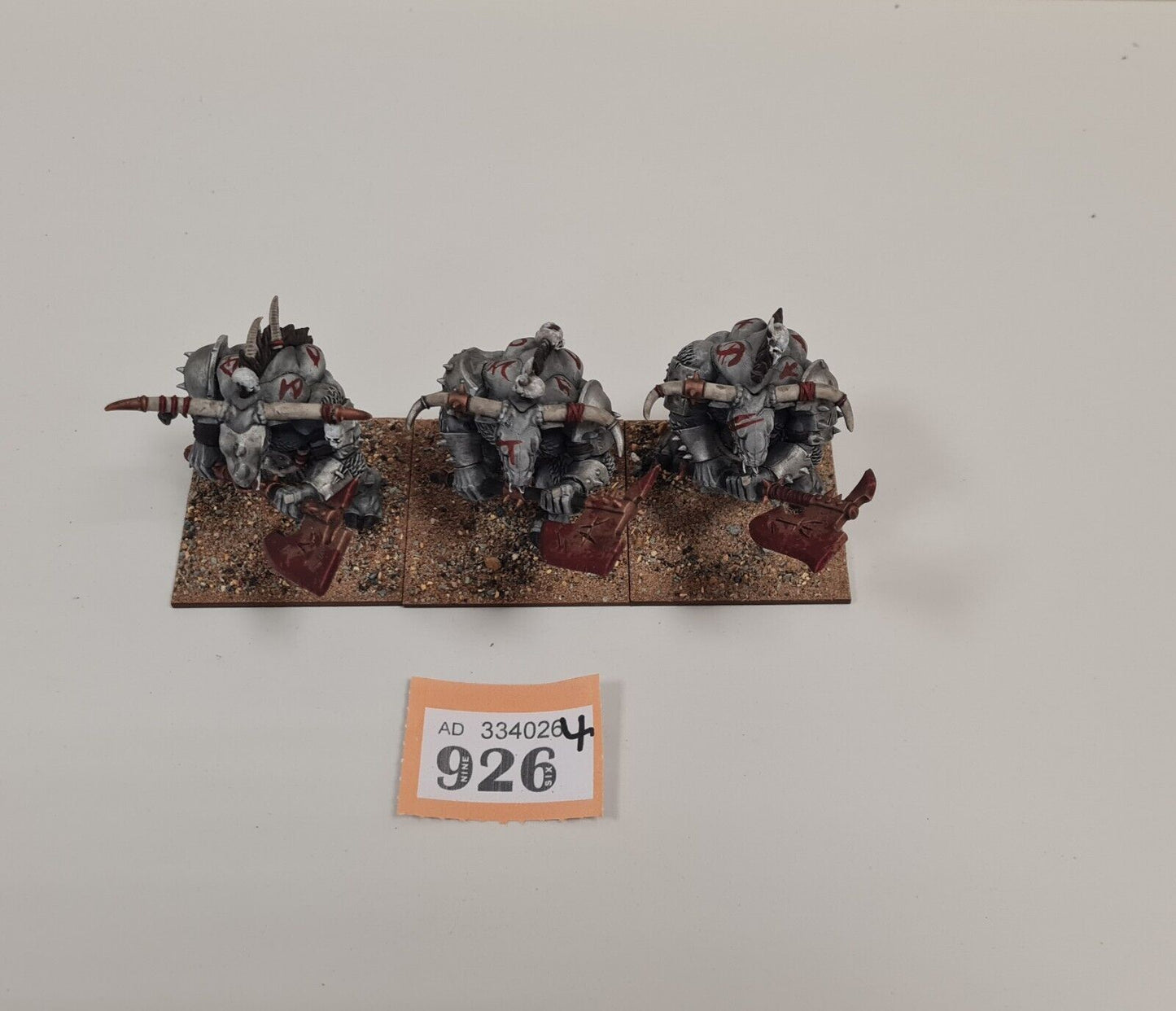 Warhammer Beastmen Bullgor X 3 Well Painted