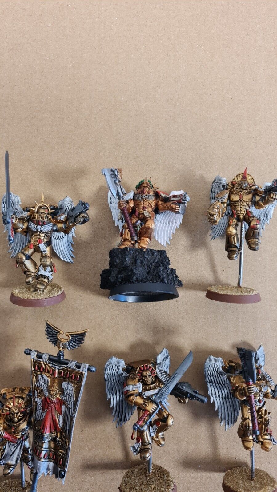 Warhammer 40k Blood Angel Sanguinor + 6 Sanguinary Guard