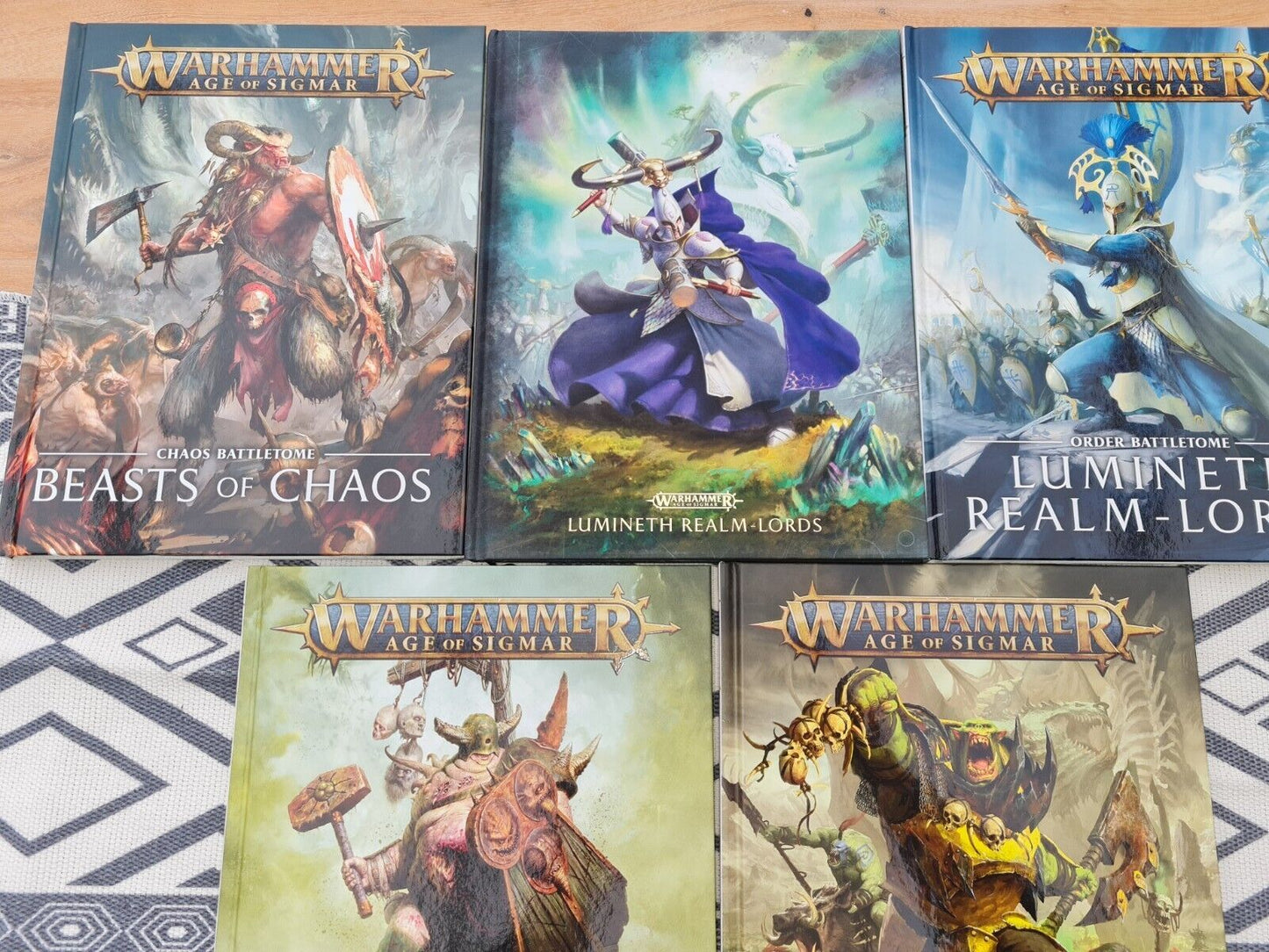 Warhammer Aos Battletomes X 5 1 Limited Edition