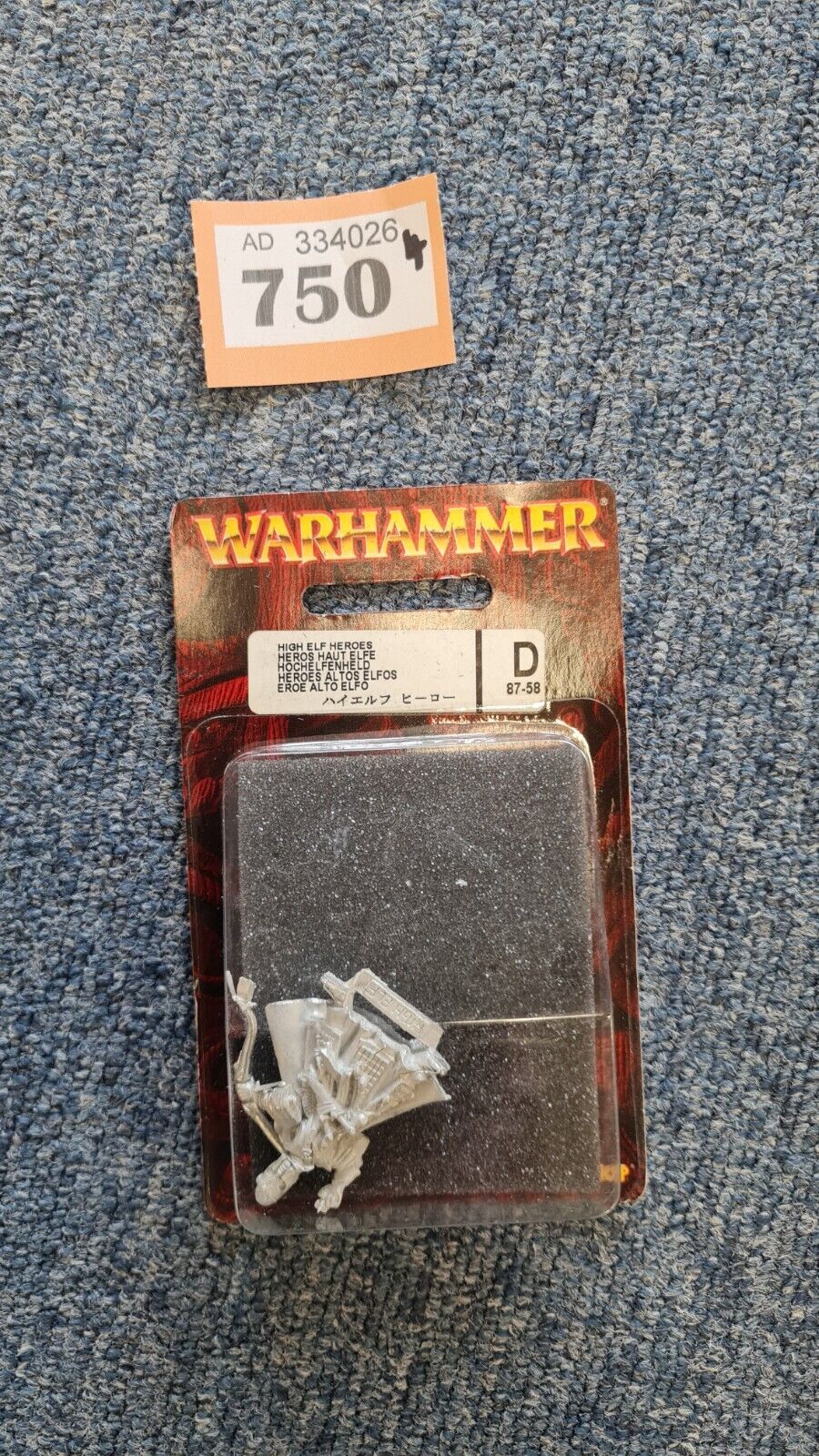 Warhammer High Elf Heroes Blister Pack New