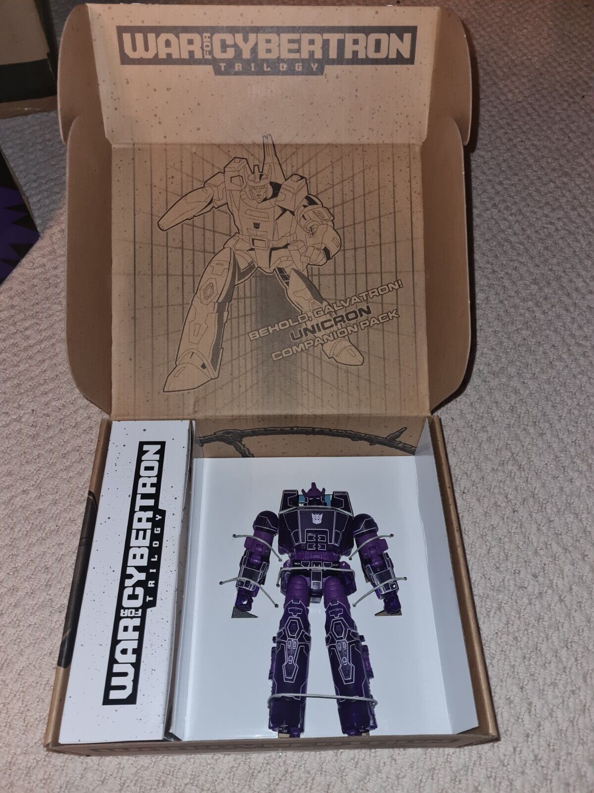 Transformers Behold Galvatron Unicron Companion