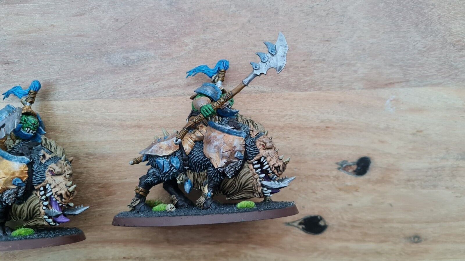 Warhammer Orruk Warclans Gore Gruntas Nicely Painted X 3