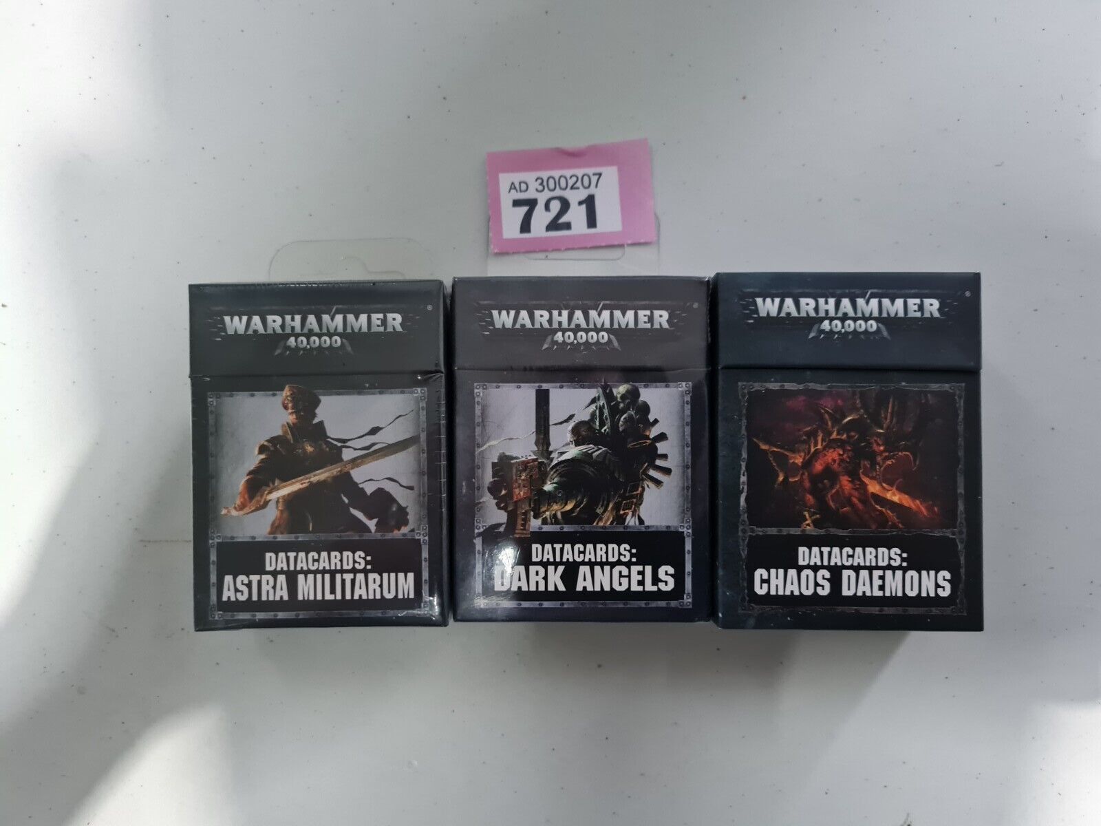 Warhammer 40k Data Cards X 3