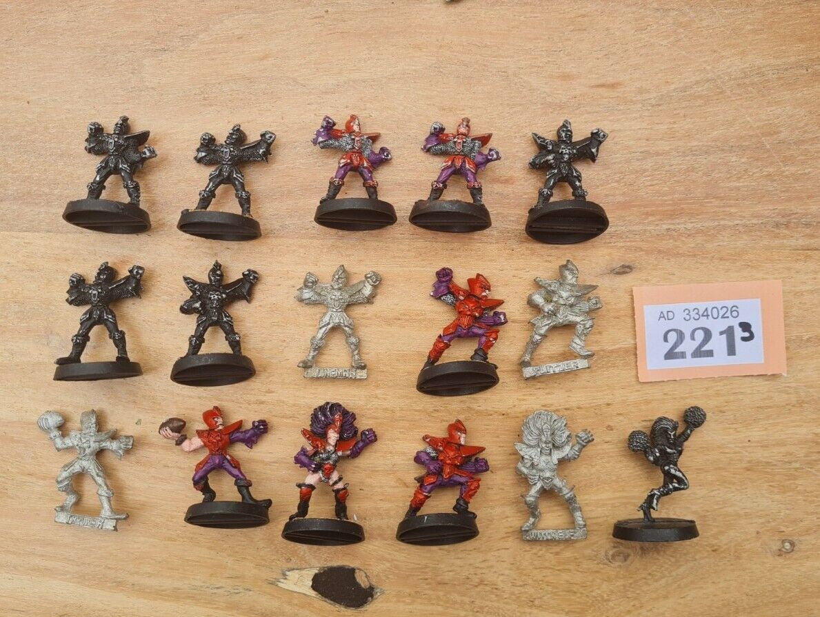 Warhammer Blood Bowl Team X 16 Metal