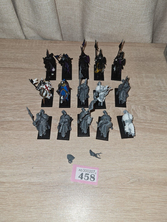 Warhammer Bretonnian Knights Of The Realm X 7 + 9 Empire Kngiths/Bret Riders