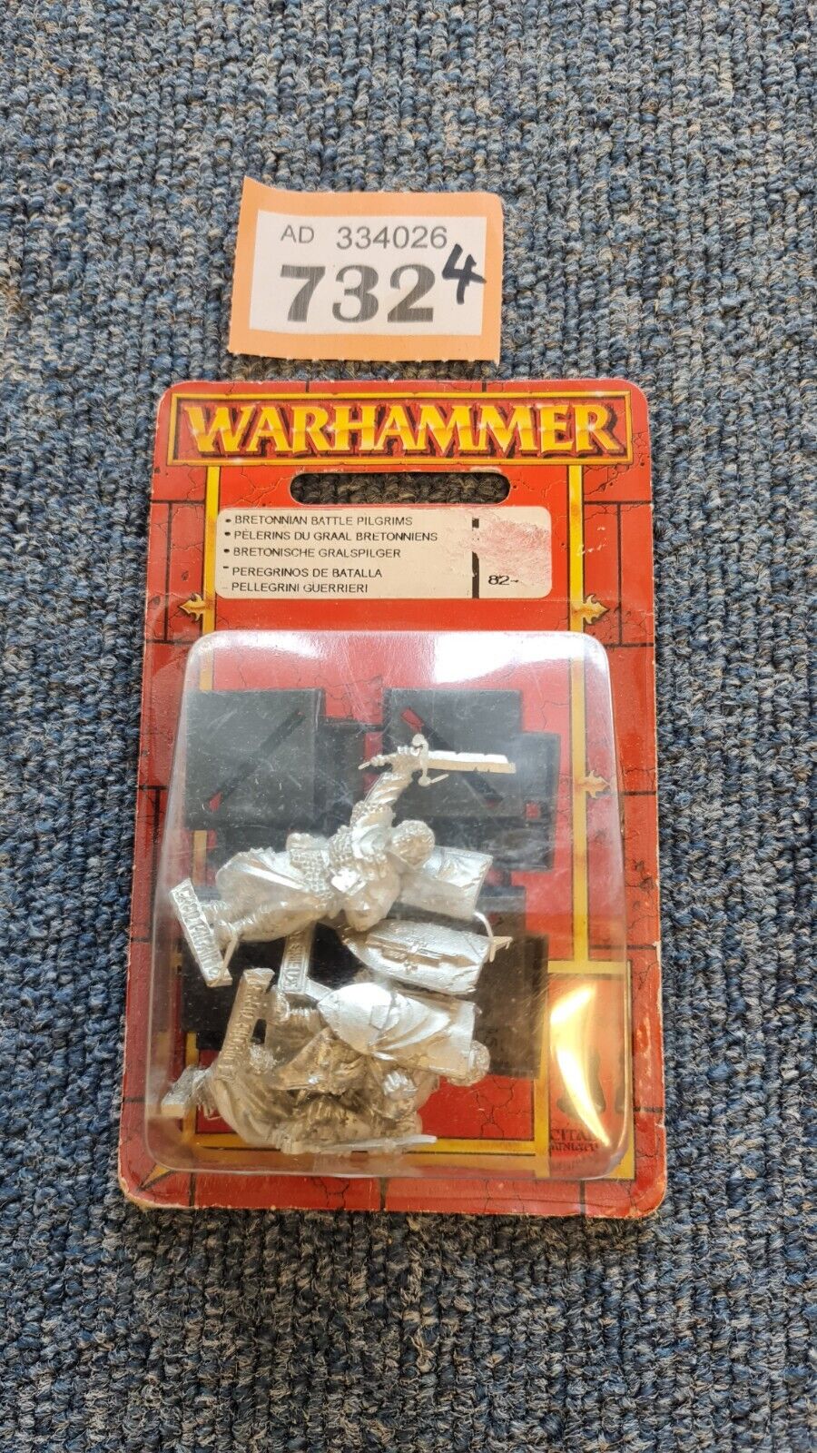 Warhammer Fantasy Bretonnian Battle Pilgrim Blister Pack