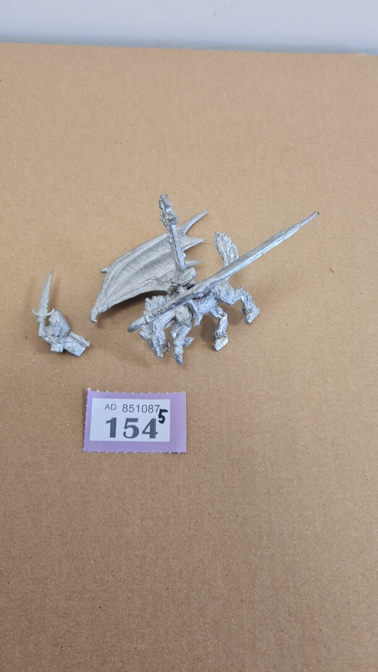 Warhammer Fantasy Dark Elf Sorcerer On Pegasus Metal