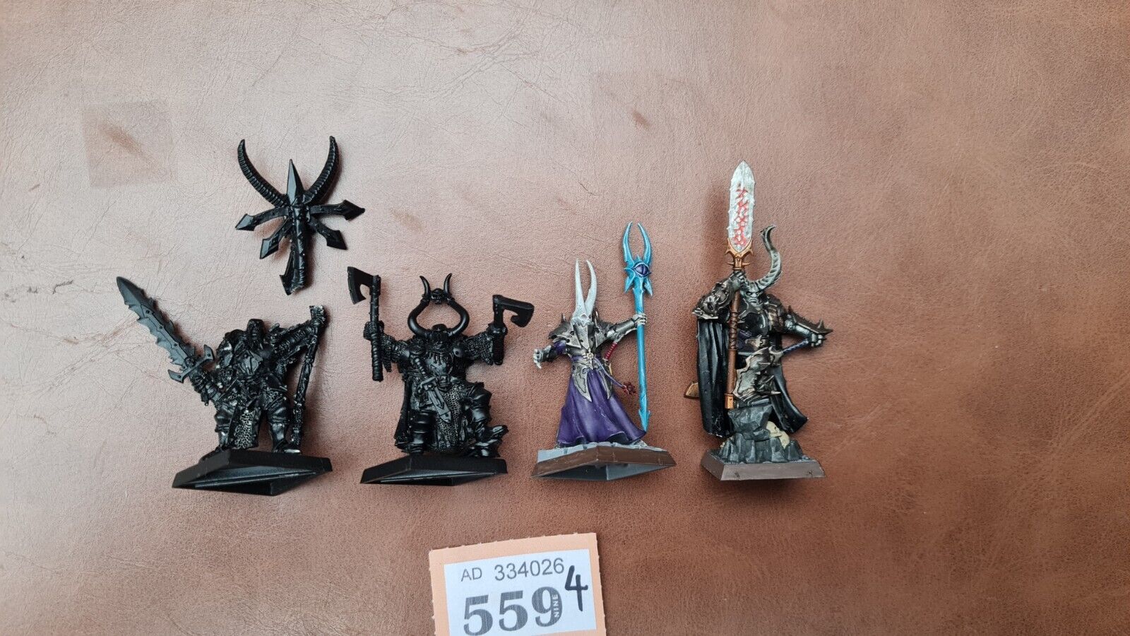 Warhammer Slaves To Darkness Chaos Warrior Characters X 4