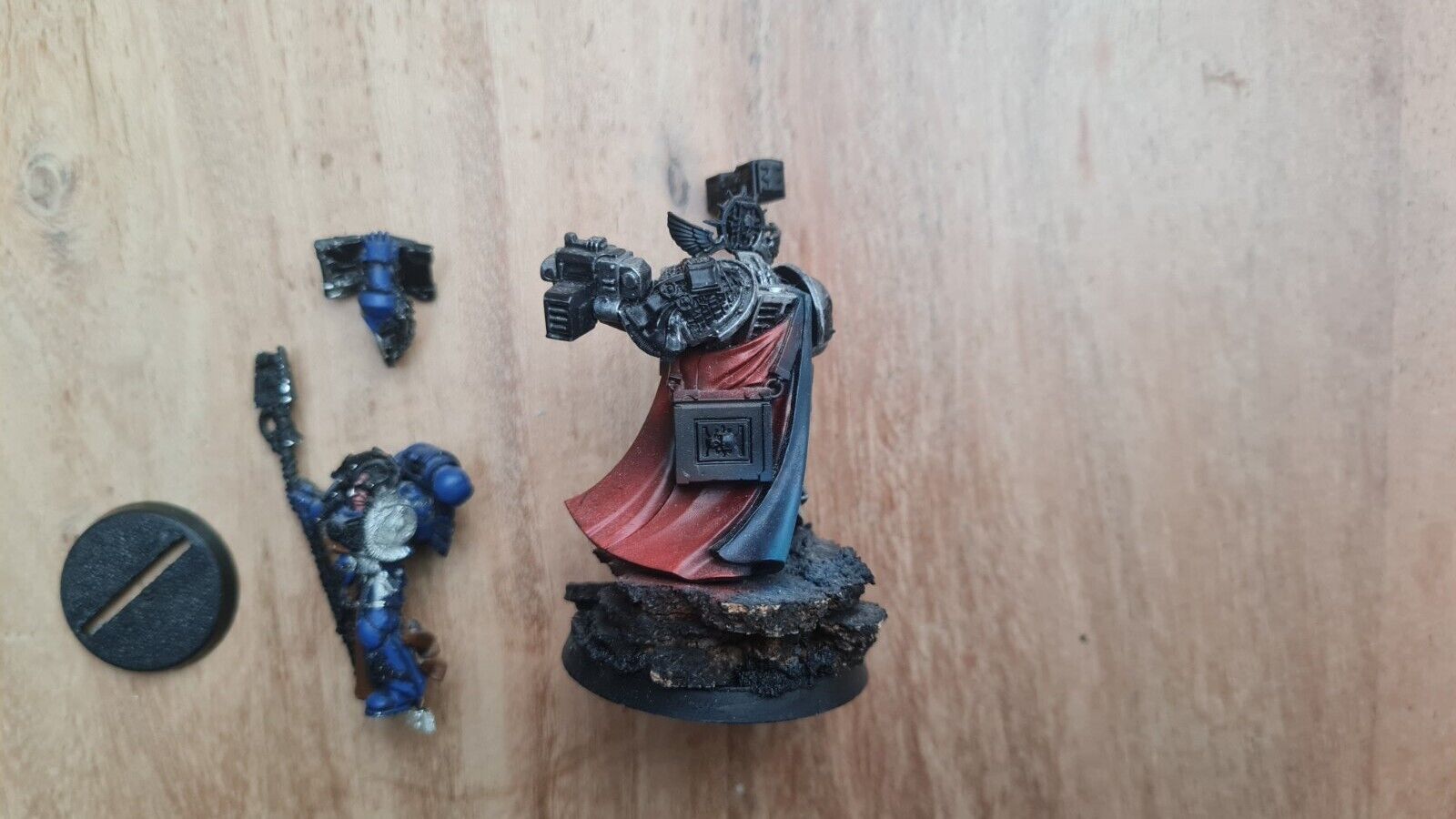 Warhammer 40k Grand master Voldus + Librarian Metal Oop