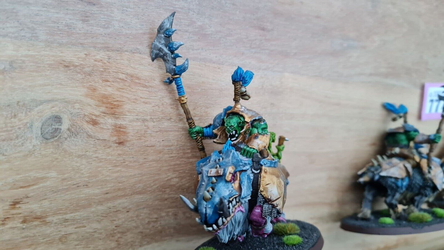 Warhammer Orruk Warclans Gore Gruntas Nicely Painted X 3