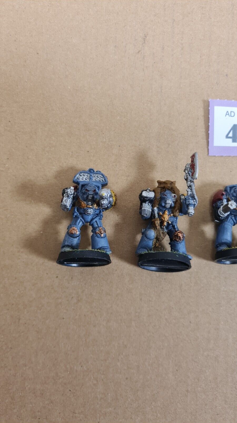 Warhammer 40k Space Marine Terminators X 5 Metal Oop