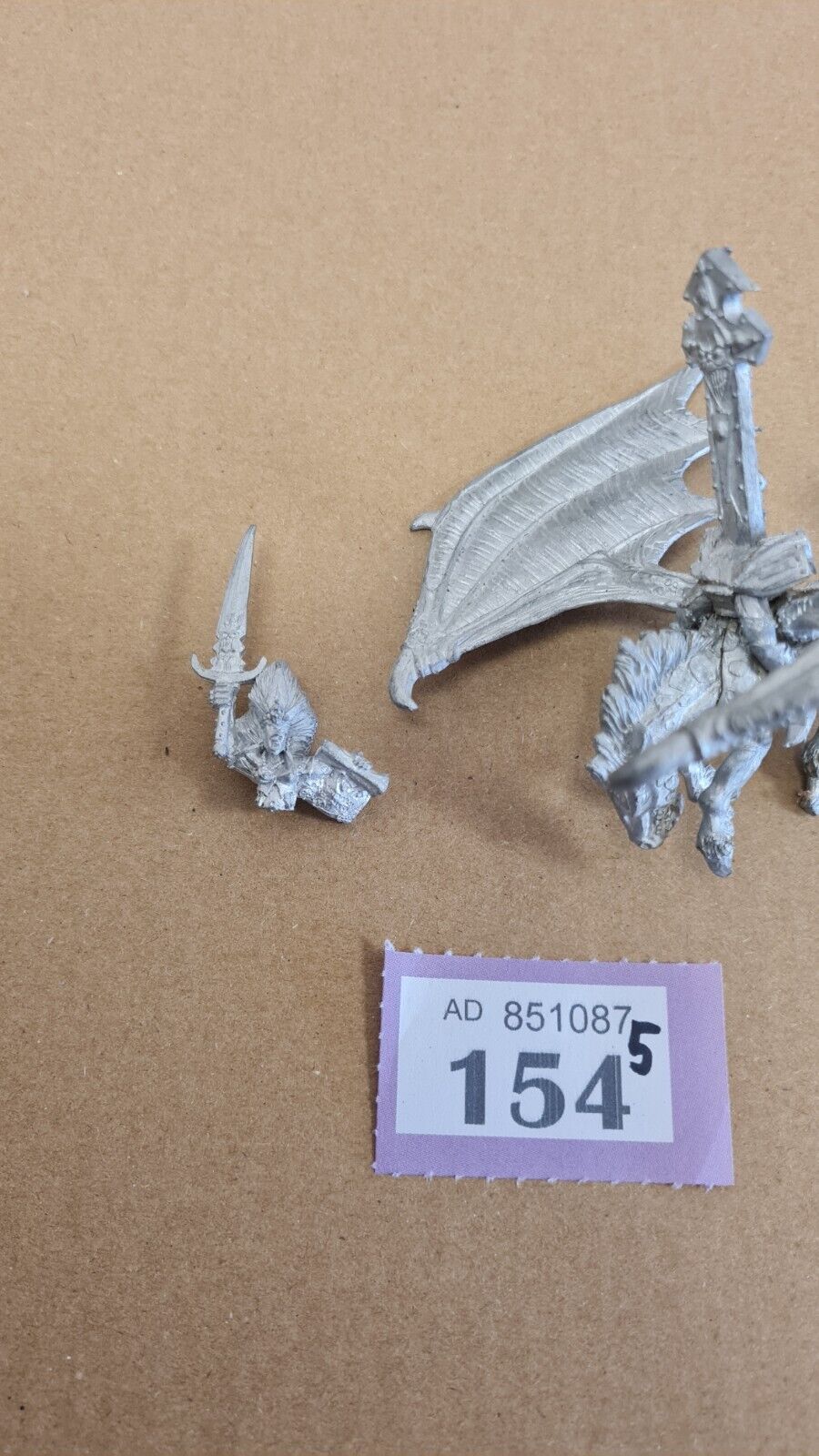 Warhammer Fantasy Dark Elf Sorcerer On Pegasus Metal