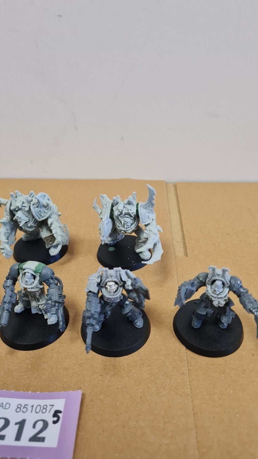 Warhammer 40k Chaos Space Marines Obliterators + 5 Terminators With Fw Parts