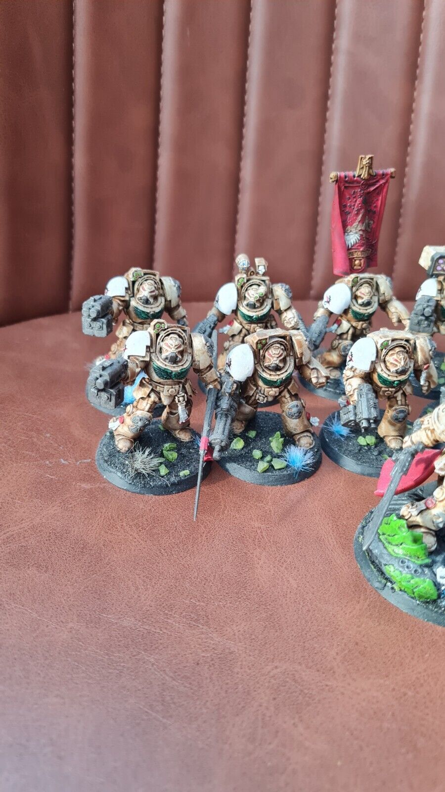 Warhammer 40k Space Marine Terminators X 10 Plus Captain In Terminator Armour