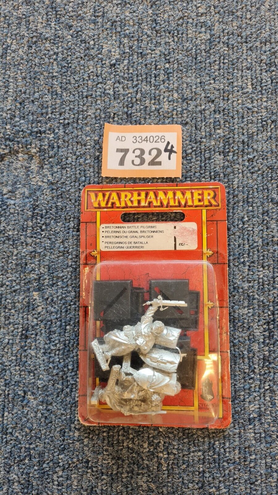 Warhammer Fantasy Bretonnian Battle Pilgrim Blister Pack