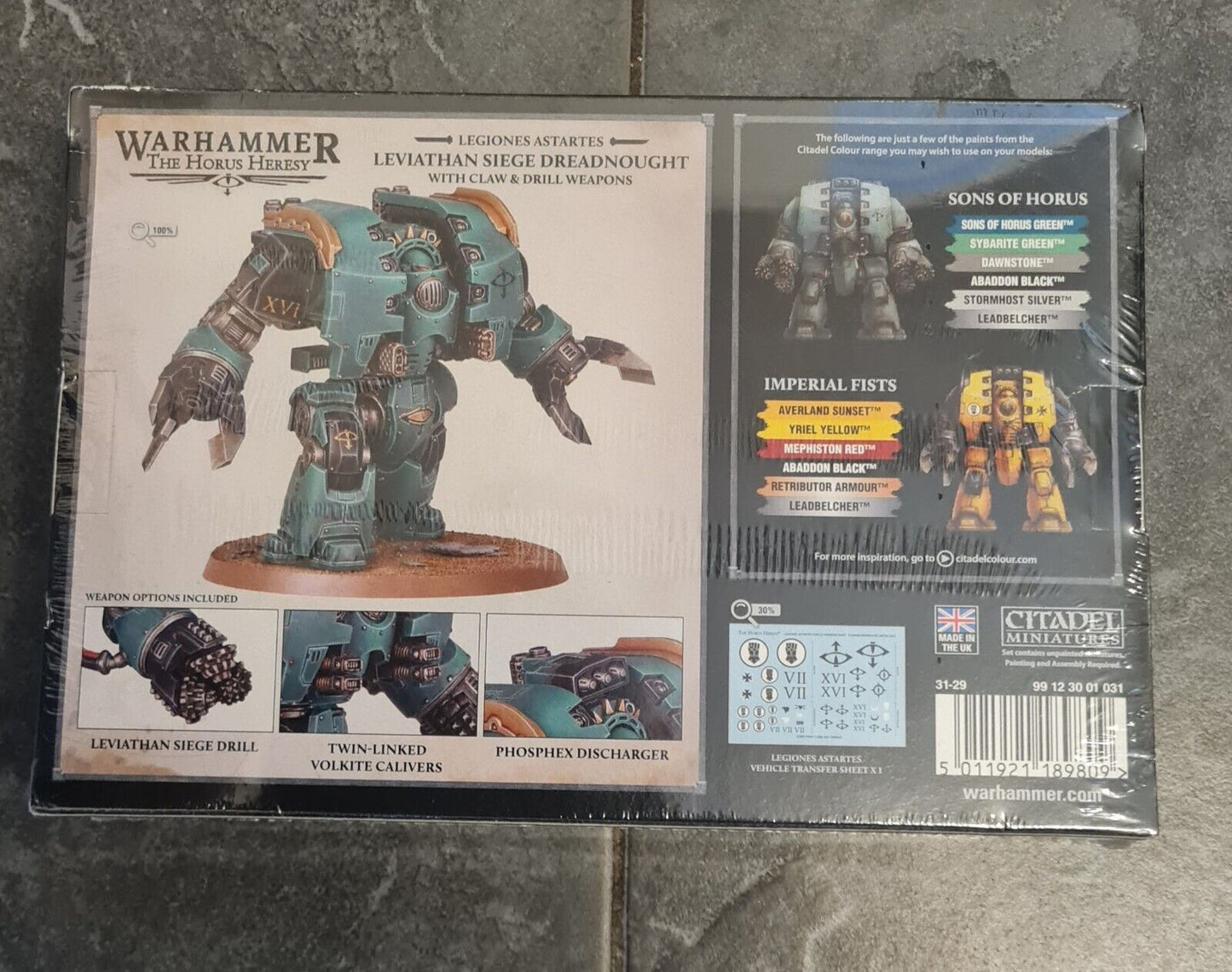 Warhammer 30k Leviathan Seige Dreadnought Sealed