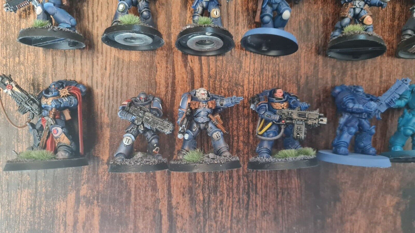 Warhammer 40k Space Marine Army Force Some Nicely Painted