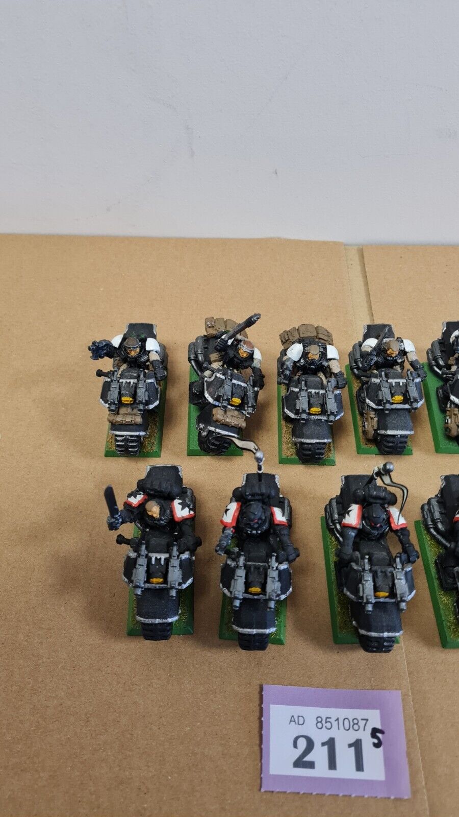 Warhammer 40k Space Marine Metal Scout Bikes X 5 + Normal Bikes Oop X 4