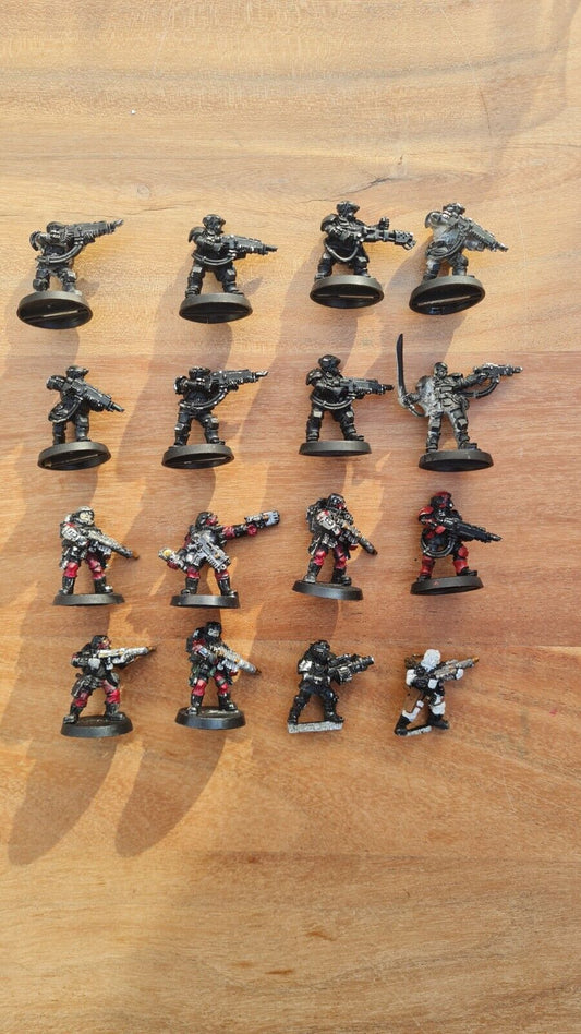 Warhammer 40k Kasrkin X 16 Metal