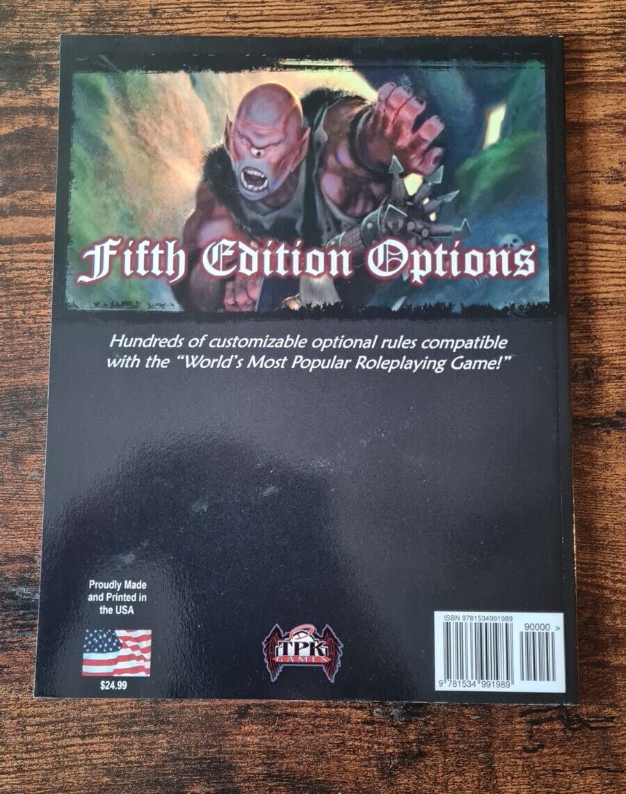 Fifth Edition Options: Optional Rules and Mechanics