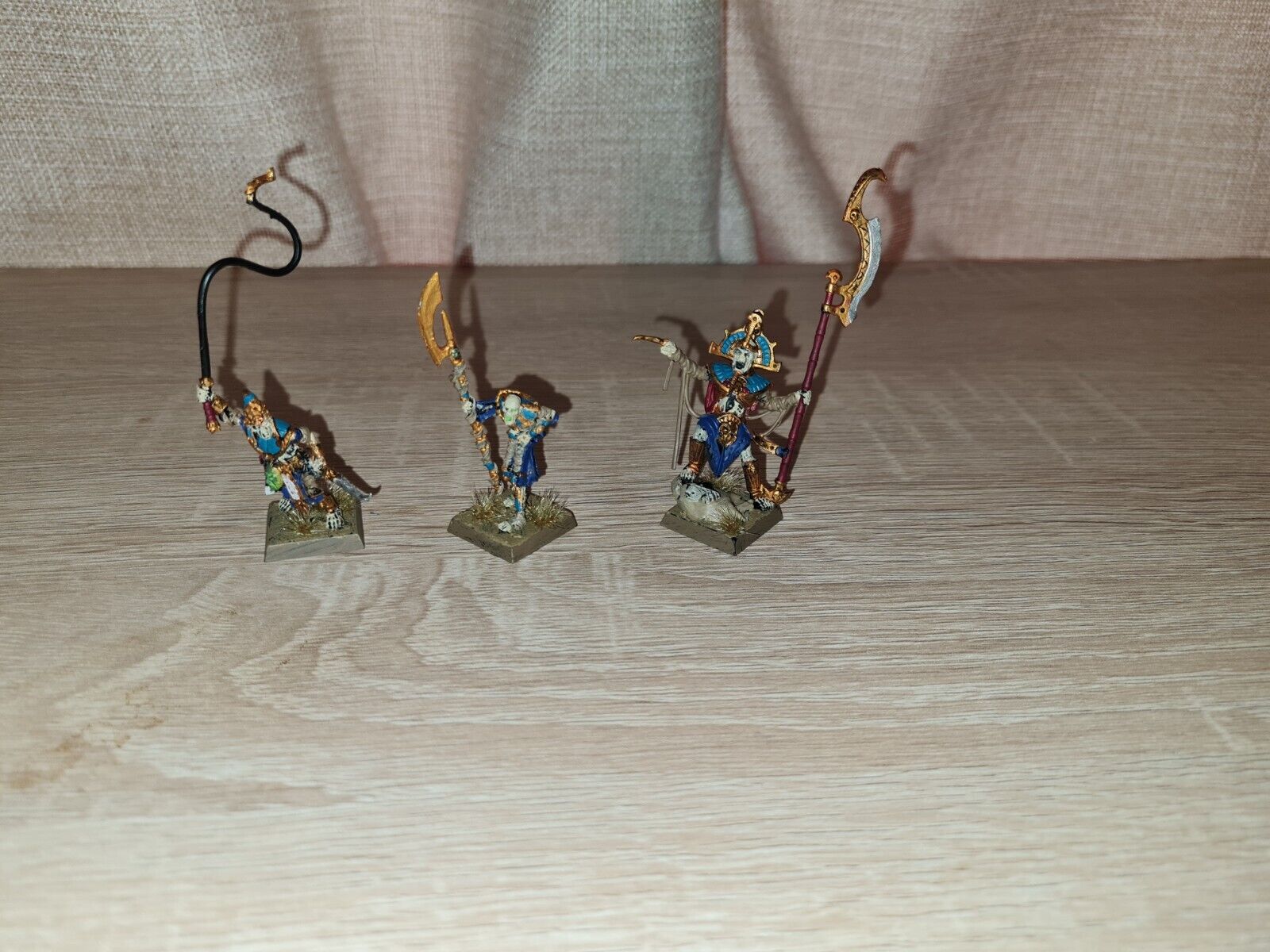 Warhammer Tomb Kings Characters X 3 Resin And plastic