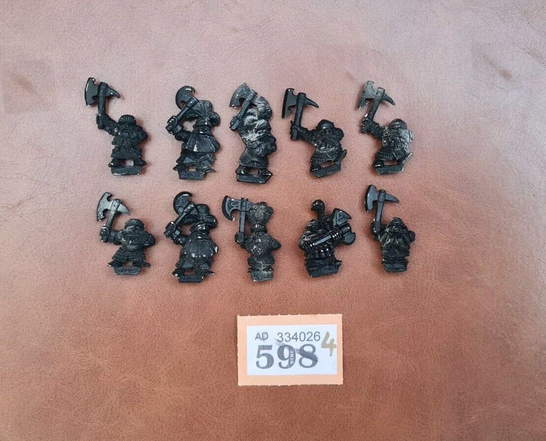 Warhammer Fantasy Dwarf Marauder Ironbreakers X 10