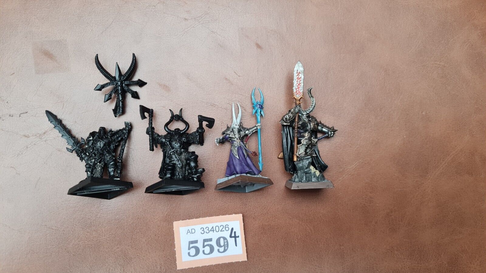 Warhammer Slaves To Darkness Chaos Warrior Characters X 4