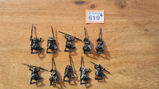 Warhammer Wood Elf Eternal Guard X 10 Metal