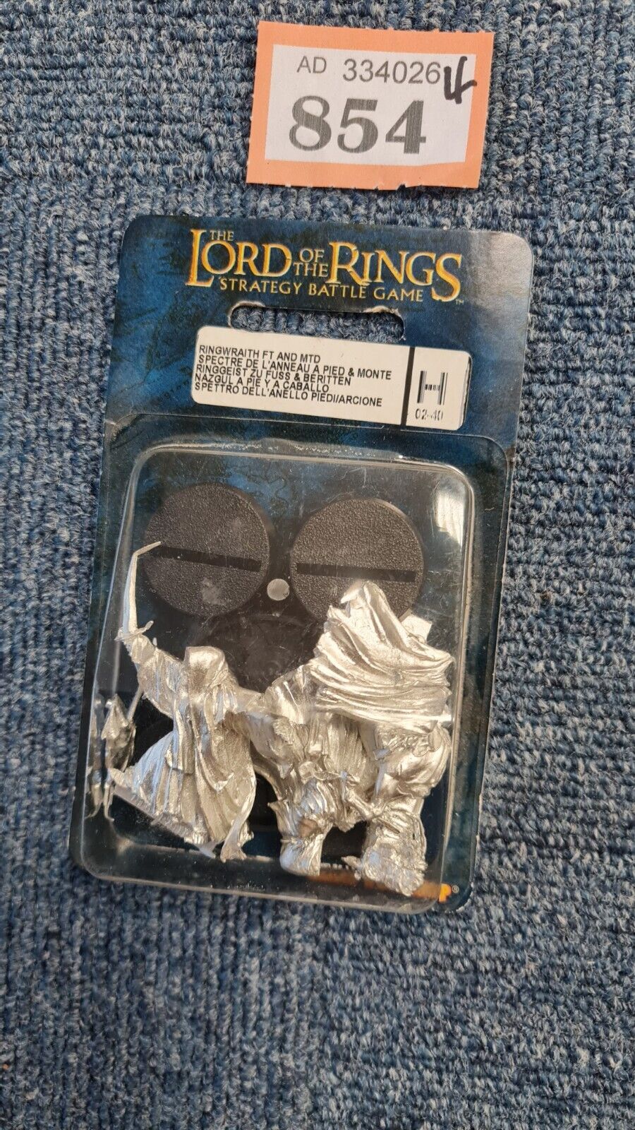 Warhammer Lotr Ringwraith On Foot And Mounted Blister Pack New