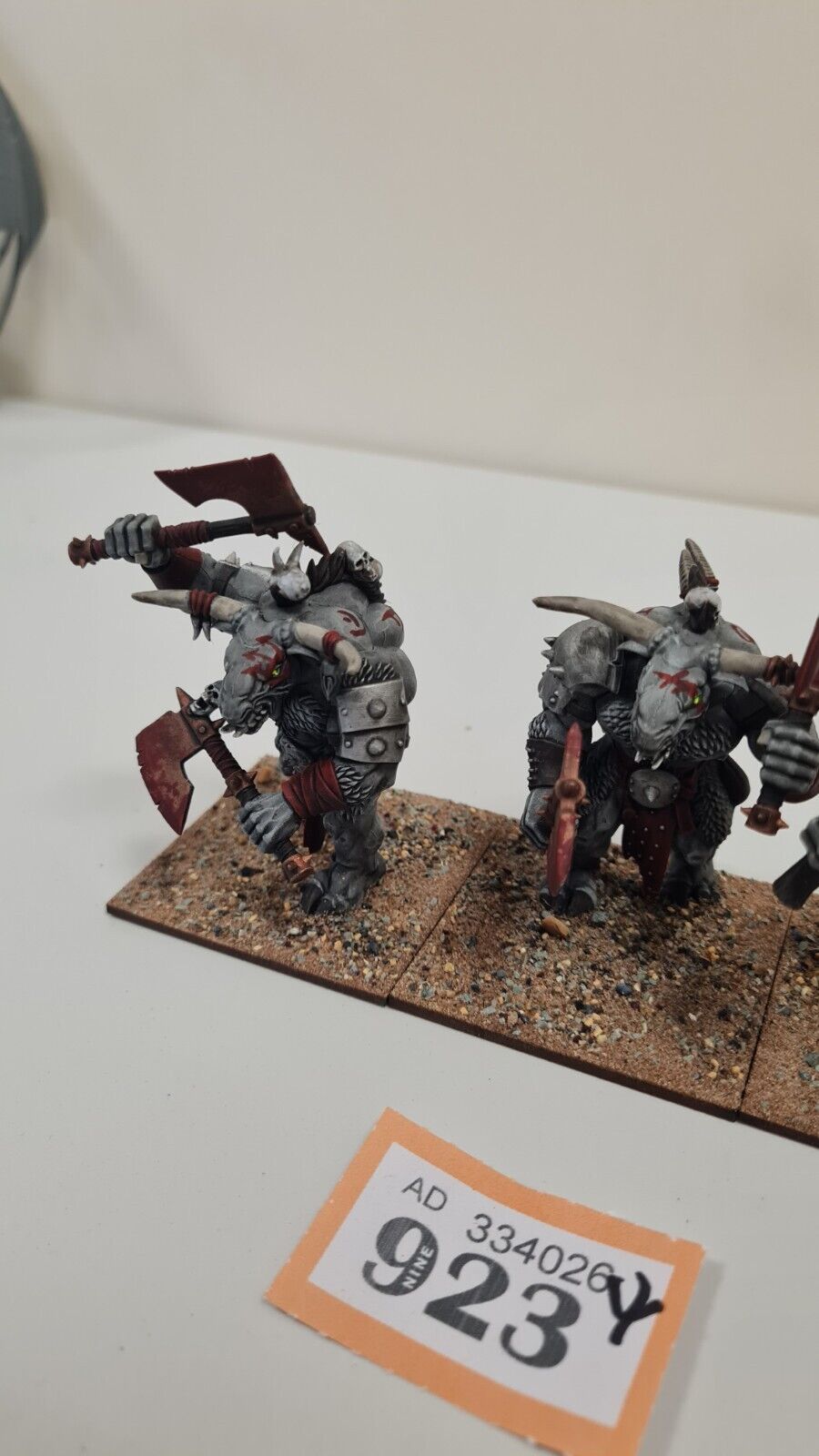 Warhammer Beastmen Bullgor X 3 Well Painted