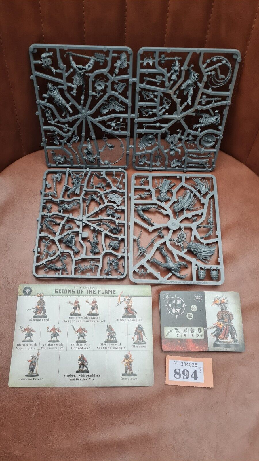 Warhammer Aos Slaves To Darkness Mixture Of Models Sprues