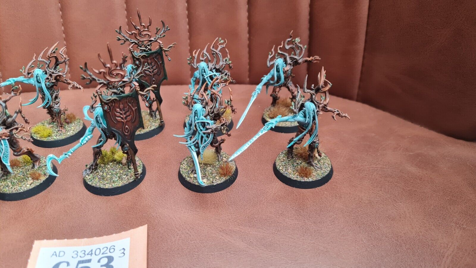 Warhammer Aos Sylvaneth Tree Revenants X 10 Nicely Painted