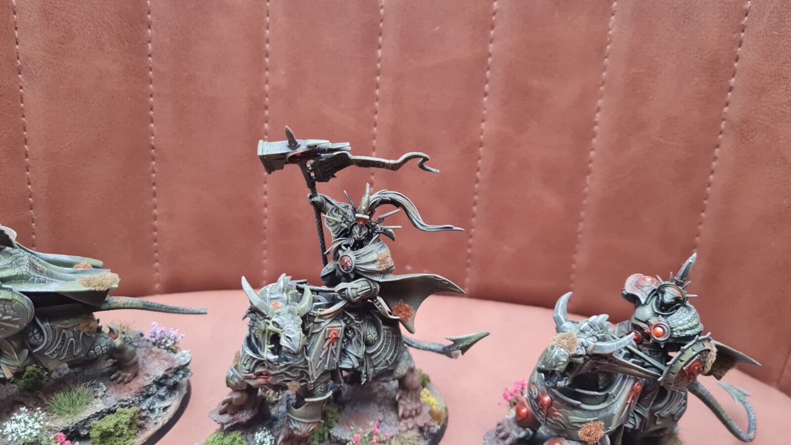 Warhammer Aos Stormcast Vandus Hammerhand + Concussors Painted Stone Themed