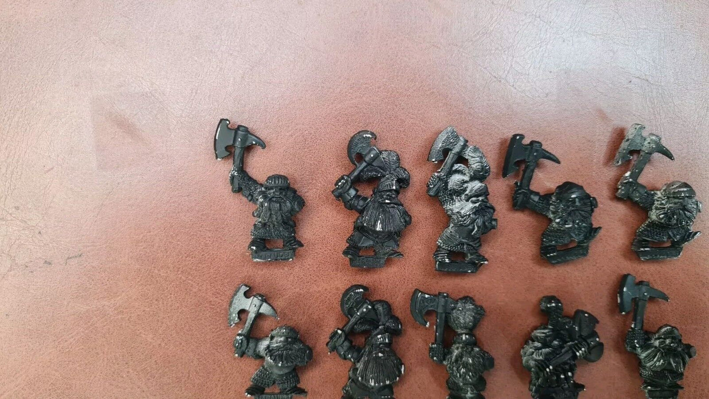 Warhammer Fantasy Dwarf Marauder Ironbreakers X 10