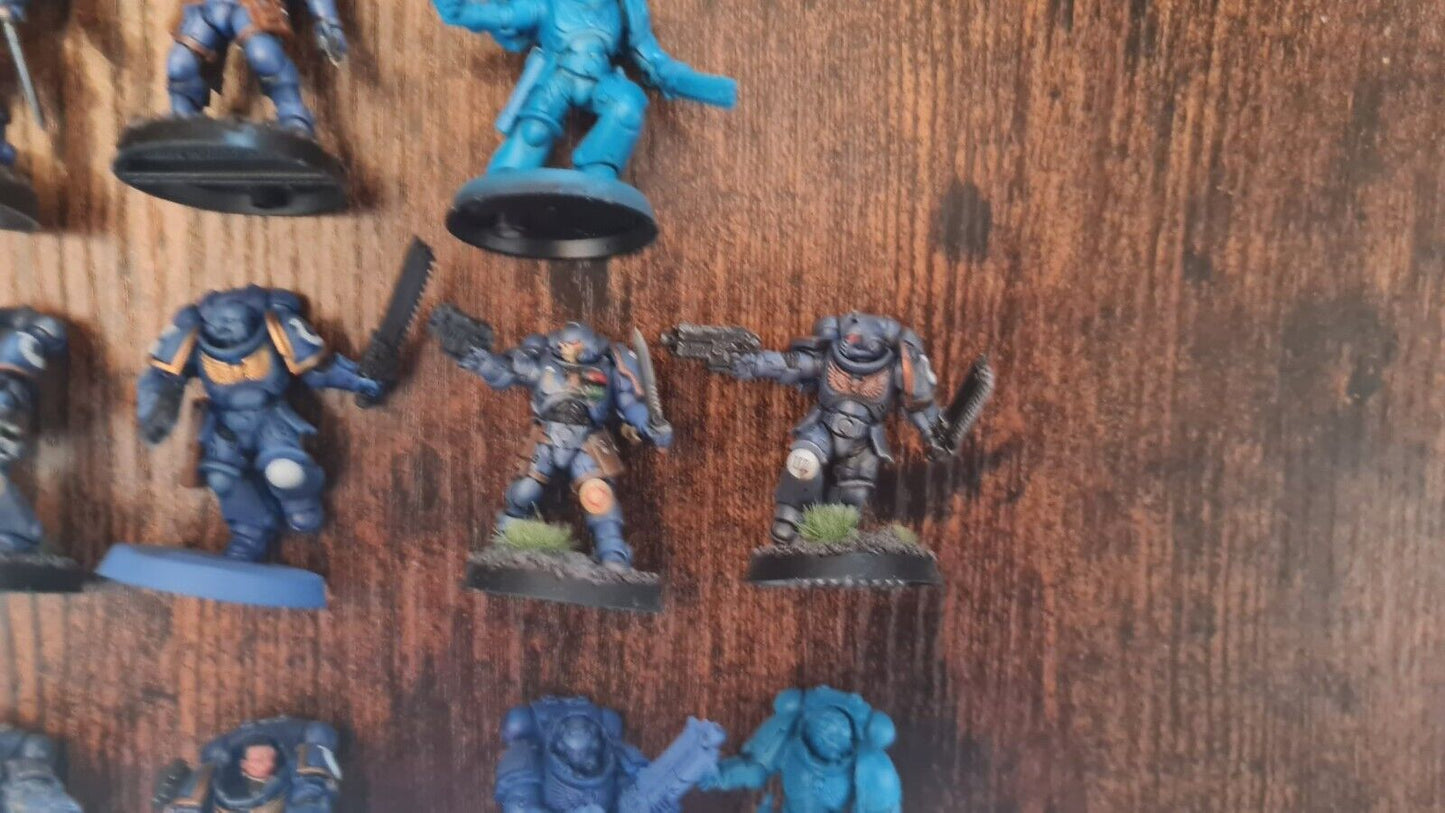 Warhammer 40k Space Marine Army Force Some Nicely Painted