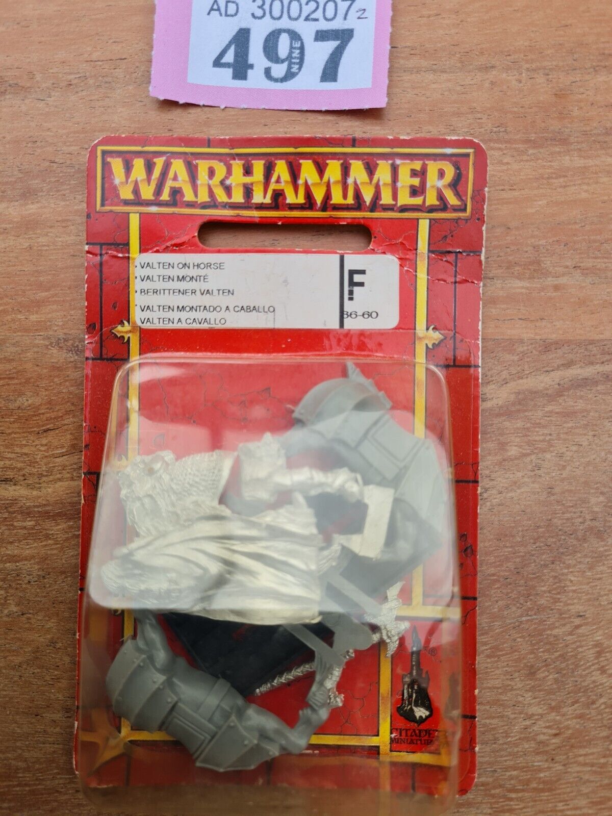 Warhammer Empire Valten On Horse Blister