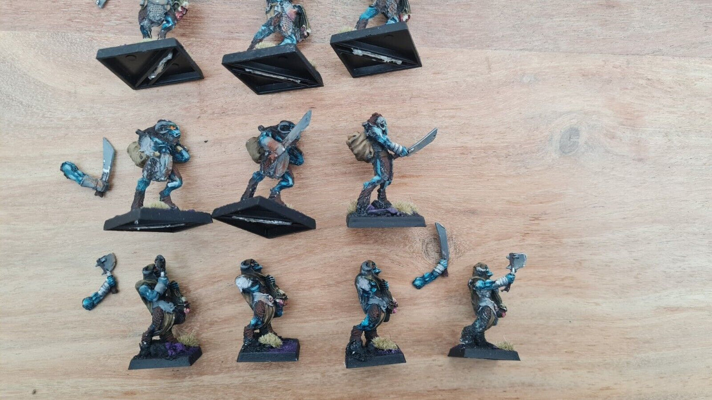 Warhammer Mordheim Beastmen X 22 Metal Oop