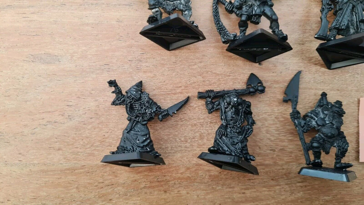 Warhammer Chaos Champion Set Metal Nurgle, Slaanesh, Tzeentch