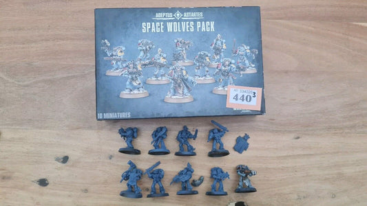 Warhammer 40k Space Wolfs Wolf Pack X9