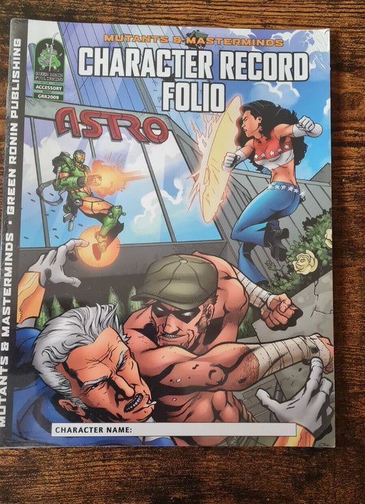 Mutants And Masterminds Character Record Folio Sealed